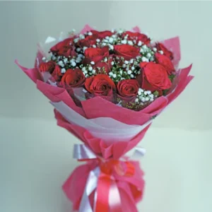 Graceful Red Rose Elegance Bouquet